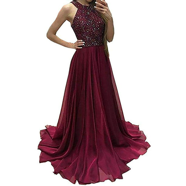 Women Formal Long Dress Party Lace Tulle Bridesmaid Dress Long Evening Prom Gown